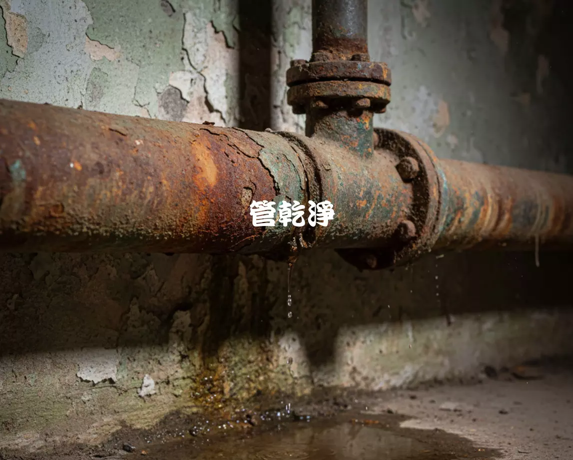 餘氯不足,管線老舊,管乾淨